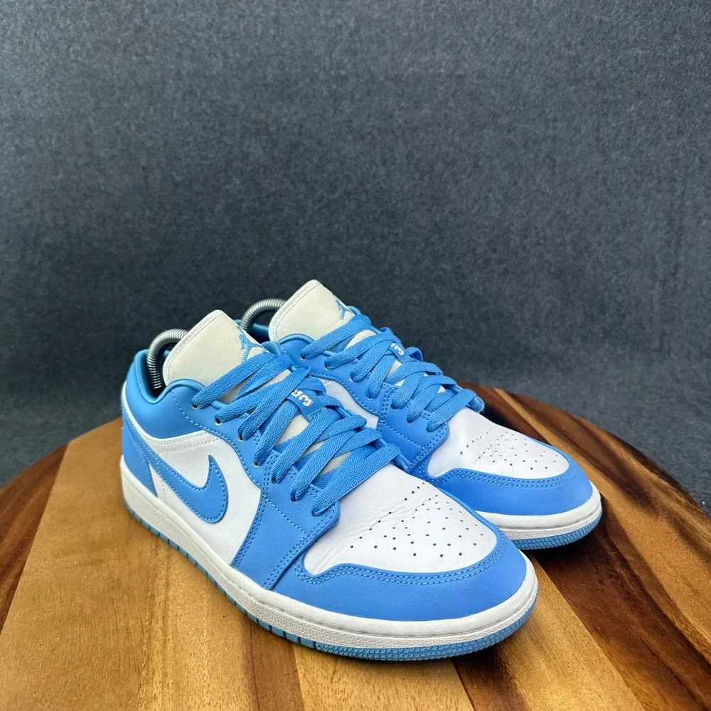 Nike Air Jordan 1 Low UNC University Blue Sneakers AO9944-441 Women's Size 9